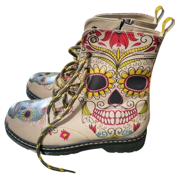 Goby // Women's Long Boots MRT111 // US 7.5 EU 38 // Beige - Picture 3 of 11